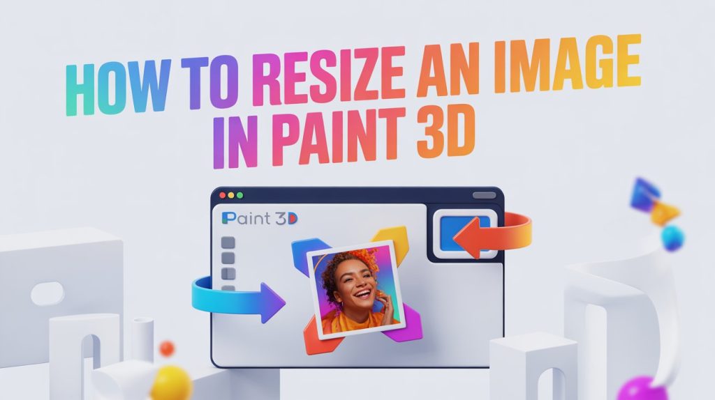 How to Resize an Image in Paint 3D