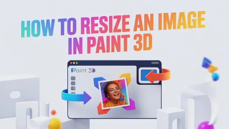 How to Resize an Image in Paint 3D