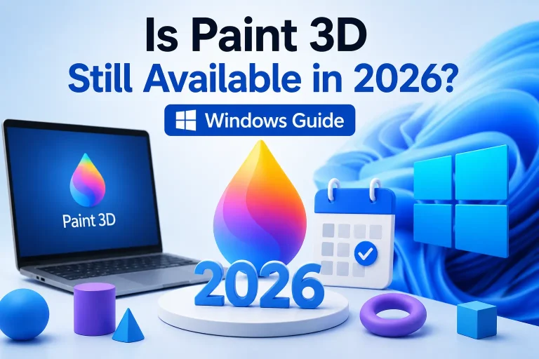 Is Paint 3D still available in 2026?